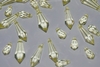 Acrylkristall Diamanttropfen- 30 St. - gelb