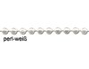 Perlenkette 1m, Perlen-Ø 6mm - perl-weiß