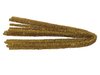 Biegeplüsch, 8mm, 50cm, metallic, gold, 10 St.