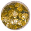Pailletten gewölbt, 6mm, holo-magic, 1400 Stück, gold