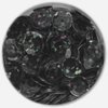 Pailletten gewölbt, 6mm, holo-magic, 1400 Stück, schwarz