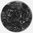 Pailletten gewölbt, 6mm, holo-magic, 1400 Stück, schwarz