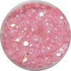 Pailletten gewölbt, 6mm, irisierend, rosa, 3000 St.