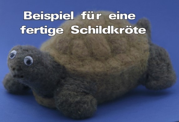 Styropor-Schildkröte - Nadelfilzen mit Wolle von Frau Jennifer Godosa\\n\\n07.09.2013 12:03